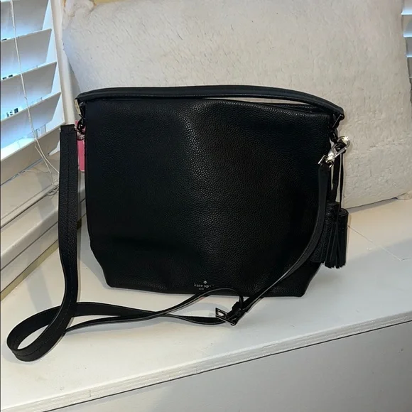 Kate Spade Natalya Orchard Street Shoulder Bag Black NWT - Picture 1 of 7